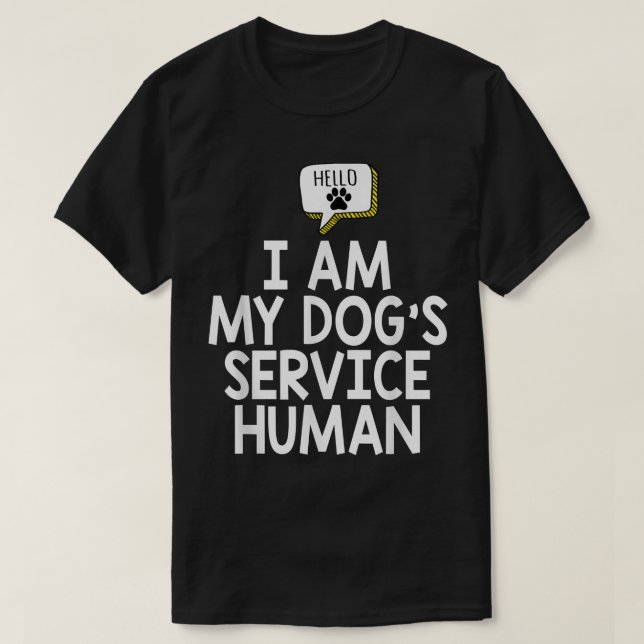 Camiseta Humano Emocional Não Pet Suportar Presentes De Pro (Frente do Design)