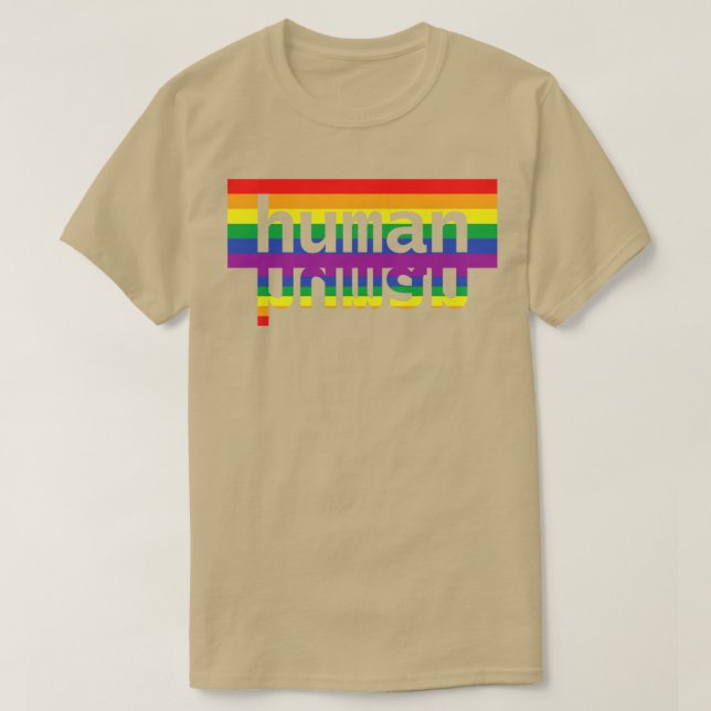 Camiseta Humano Orgulho Humano (Frente do Design)