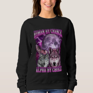 Camiseta Humano Por Acaso Alfa Por Escolha Três Lobos Lua 
