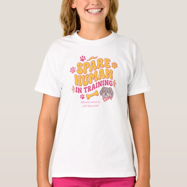 Camiseta Humano sobressalente personalizado com nome de cac (Frente)