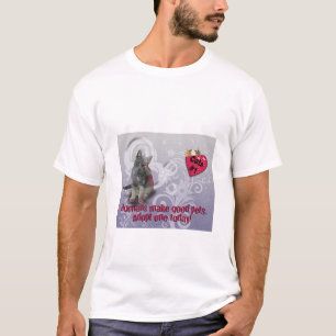 Camiseta Humanos fazem bons animais - Adotem um hoje