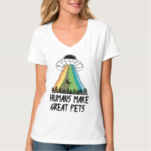 Camiseta Humanos fazem Excelentes com óvni Alienígena fan