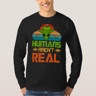 Camiseta Humanos não são Alienígenas reais