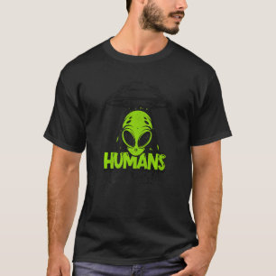 Camiseta Humanos Não São Reais Conspiração Alienígena Ovni 