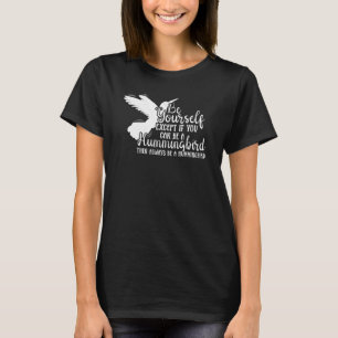 Camiseta Humingbird Flor Sempre É Um Humingbird