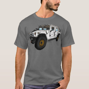 Camiseta Hummer H1 com rodas de método