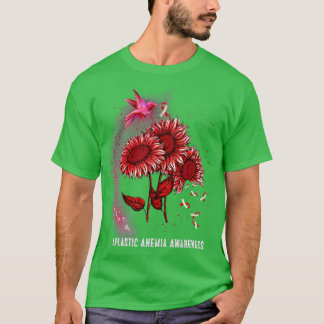 Camiseta Hummingbird Anemia aplástica de girassol Sensibili
