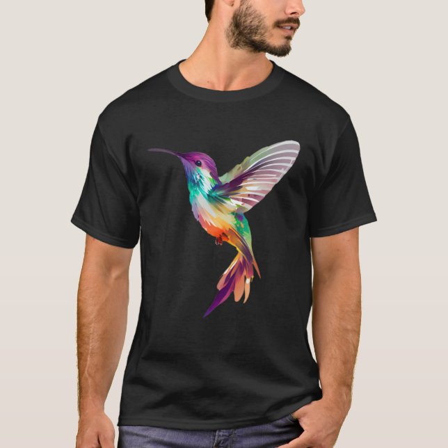 Camiseta Hummingbird Bird Tree Beautiful Nature Spirit (Frente)