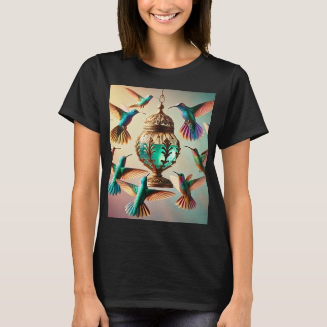 Camiseta Hummingbird Bliss - Na moda e Vibrante (Frente)