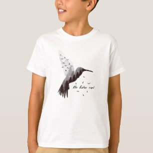 Camiseta Hummingbird com Floresta.