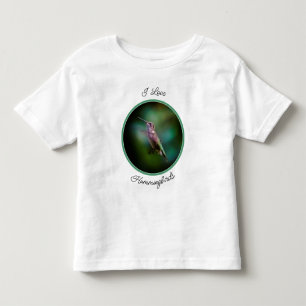 Camiseta Hummingbird com garganta de rubi - Fotografia orig