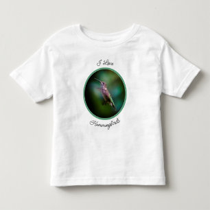 Camiseta Hummingbird com garganta de rubi - Fotografia orig