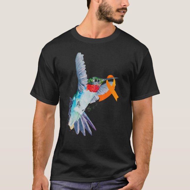 Camiseta Hummingbird e Leucemia Laranja (Frente)