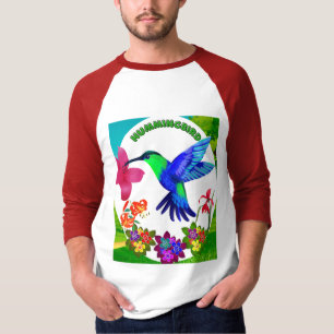 Camiseta Hummingbird em meio à beleza da natureza,Asas Sere