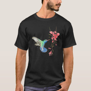 Camiseta Hummingbird Flores Florais Natureza Das Aves