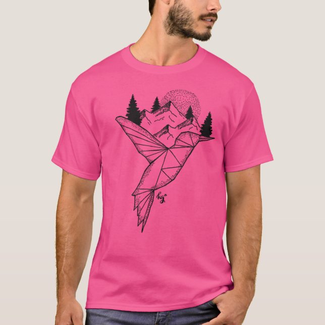 Camiseta Hummingbird Geométrico (Frente)