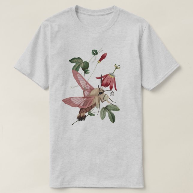 Camiseta Hummingbird Hawk Moth (Frente do Design)