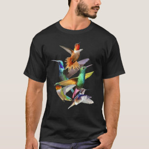 Camiseta Hummingbird No Voo Hummingbird Eu Adoro Hummingbi