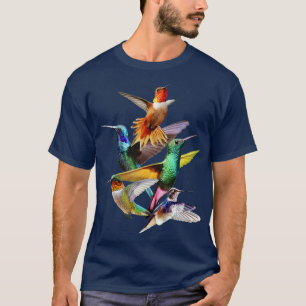 Camiseta Hummingbird no Voo Hummingbird Presente Adoro Humm