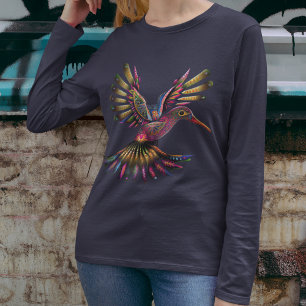 Camiseta Hummingbird Spirit Animal Sleeve T Shirt