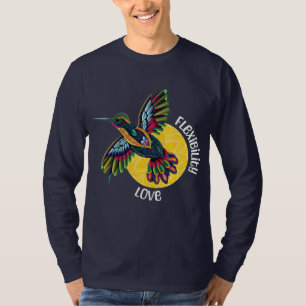 Camiseta Hummingbird Spirit Animal Sleeve T Shirt