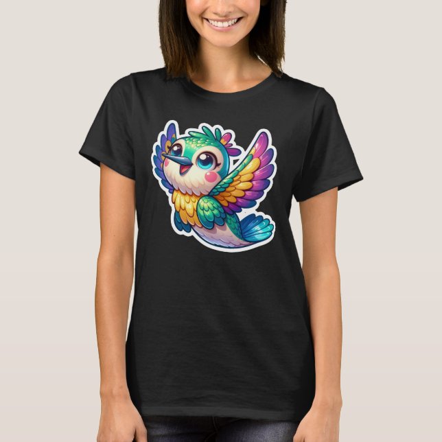 Camiseta Hummingbird vibrante (Frente)