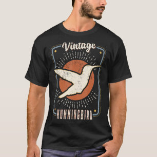 Camiseta Hummingbird Vintage Retro Classic Animal Love 1