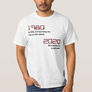 Camiseta Humor 1980 vs 2020