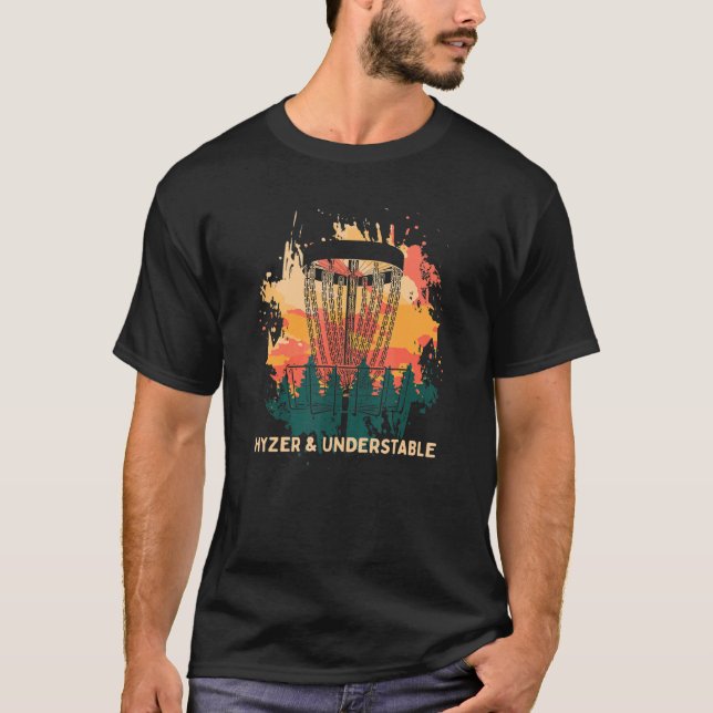 Camiseta Humor 1 de Golfe do Hyzer & Understable Disk Golf (Frente)