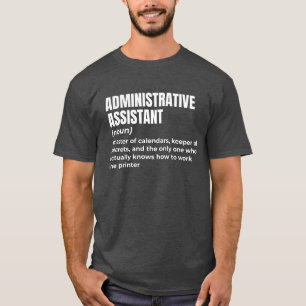 Camiseta Humor Admin Assistant