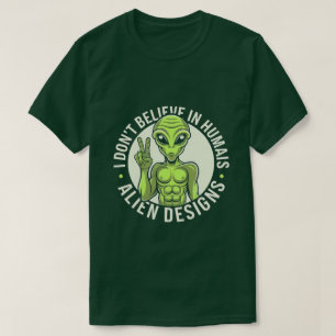 Camiseta Humor Alienígena Hilário - Perfeito para Ventilado