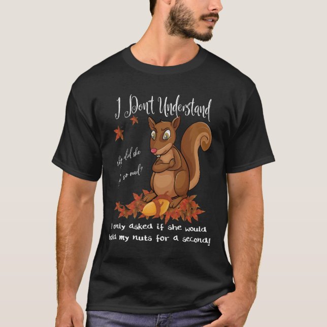 CAMISETA HUMOR ANIMAL DOS ANIMAIS SELVAGENS DOS HOMENS (Frente)