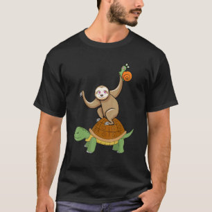Camiseta Humor Animal Preguiça Tartaruga Caracol Lento