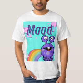 Camiseta humor, arco-íris alienígena