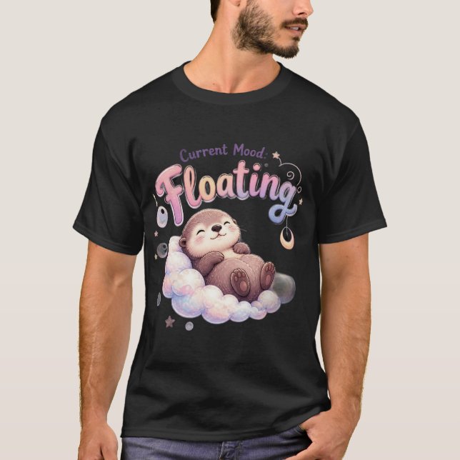Camiseta Humor Atual Flutuante (Frente)