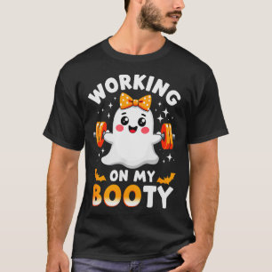 Camiseta Humor Boo Trabalhando Em Minha Bunda Academia Fitn