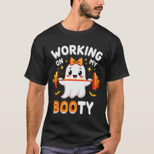 Camiseta Humor Boo Trabalhando Em Minha Bunda Academia Fitn