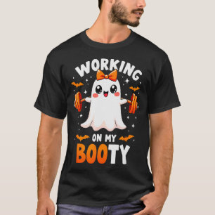 Camiseta Humor Boo Trabalhando Em Minha Bunda Academia Fitn