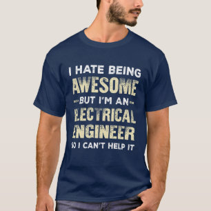 Camiseta Humor com consciência do Engenheiro elétrico