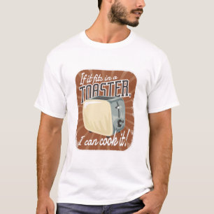 Camiseta Humor com Cozinhar de torre retrorreflector