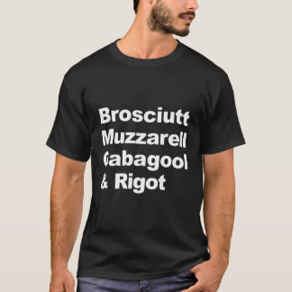 Camiseta Humor Comida Italiano Americano