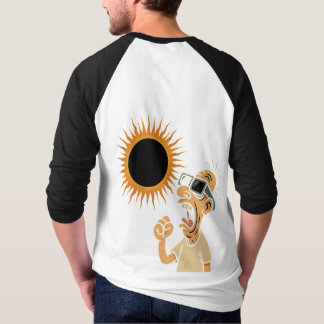 Camiseta Humor Cósmico - Jogo Eclipse Ringer para Homens