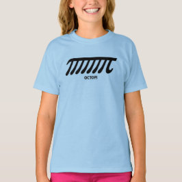 Camiseta Humor da aritmética da matemática do tentáculo do