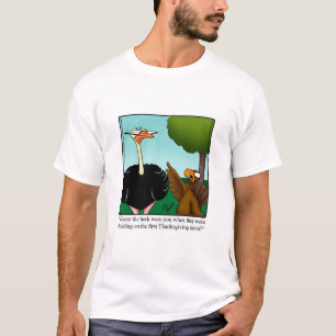 Camiseta Humor de Ação de Graças para Ele