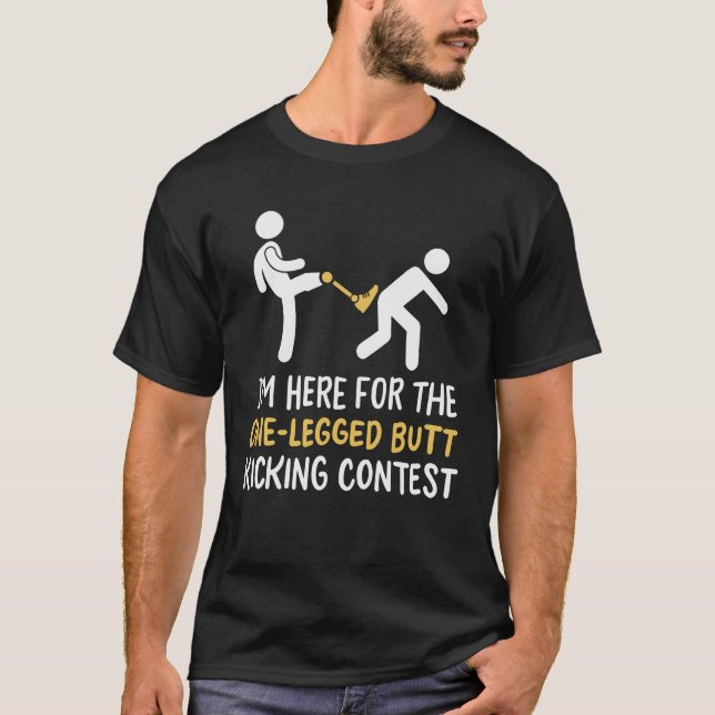 Camiseta Humor de Amputeas nas Piadas (Frente)