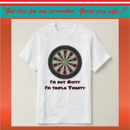 Camiseta Humor de Aniversário da 60ª Liga Dart