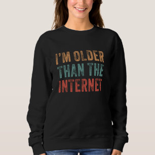 Camiseta Humor de Aniversário Engraçado Eu sou Mais Velho q