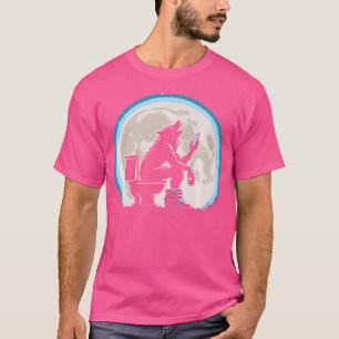 Camiseta Humor De Banheiro Engraçado Werewolf Ou Lobo Given