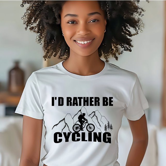 Camiseta Humor de Bicicleta de Montanha - Ciclismo Divertid (Criador carregado)