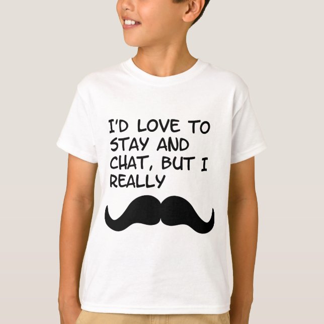 Camiseta Humor de bigode (Frente)